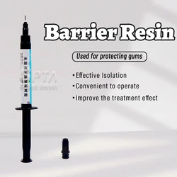 Dental Barrier Resin Material Protection Dentin Treatment Area Isolation Gel Reduction Oral Contamination Visual Dentist