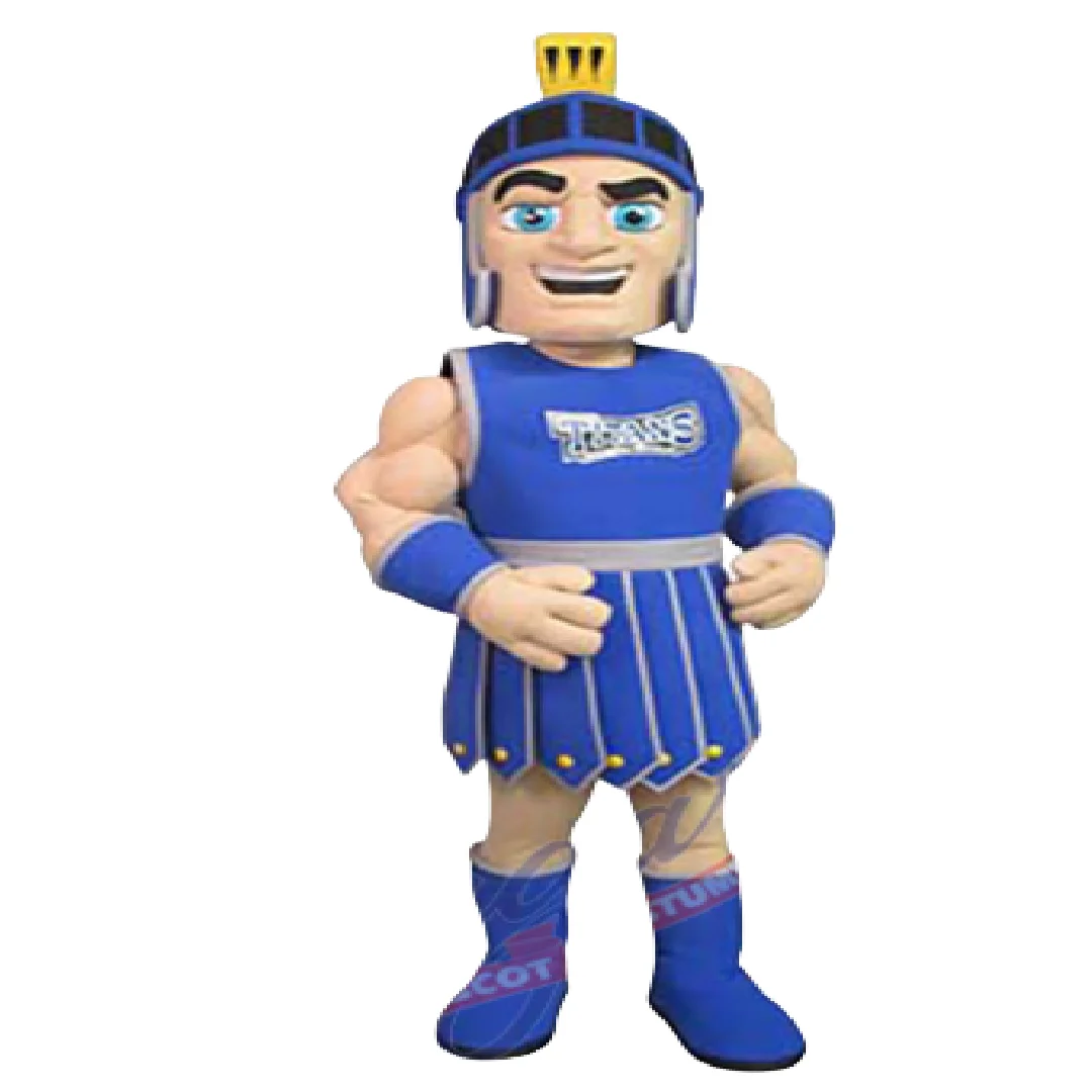 

blue Titan mascot costume trojan spartan knight warrior custom fancy costume anime cosplay kit mascotte theme fancy dressb1458