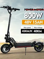 EU 2024 KUGOO G2 PRO Electric scooter 800W 48V 15AH Foldable Escooter Dual Suspension LED Max Speed 45km/h Max Range 40KM 10INCH