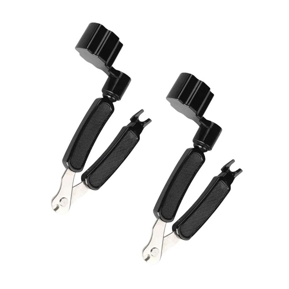 

2pcs Guitar String Cutter Three-In-One Tool For Folk Guitar Repair Maintenance Compact Design Easy Storage Accessories