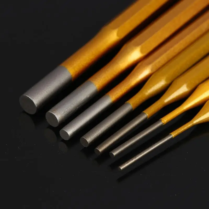 2/3/4/5/6/8/10MM Brass Central Positioning Punch 150mm Roll Pin Punch Tool Remover For Machinery Maintenance Accessories Gift view 6