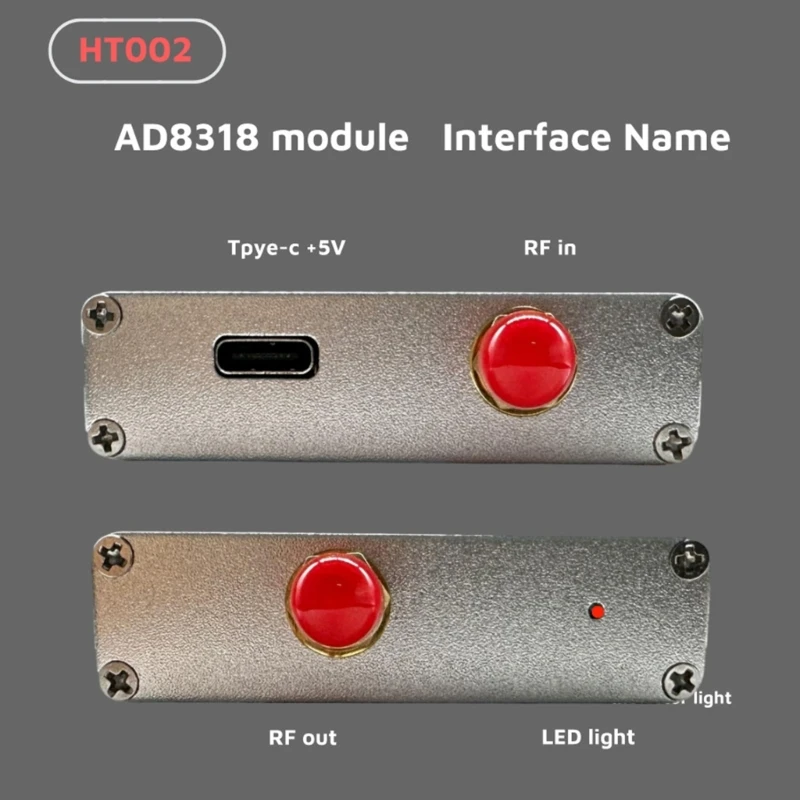 Medidor potencia RF Detectores logarítmicos Detección potencia Amplia 50 Hz a 3,8 GHz