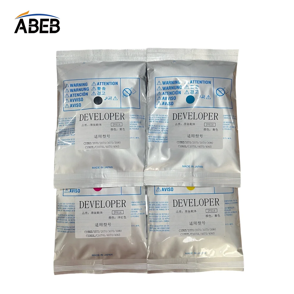 

300 г DV614 порошок разработчика для Konica Minolta Bizhub C1060 C1060L C1070 C1070L C2060 C2070 C3070 C3080 C4065 японский железный носитель