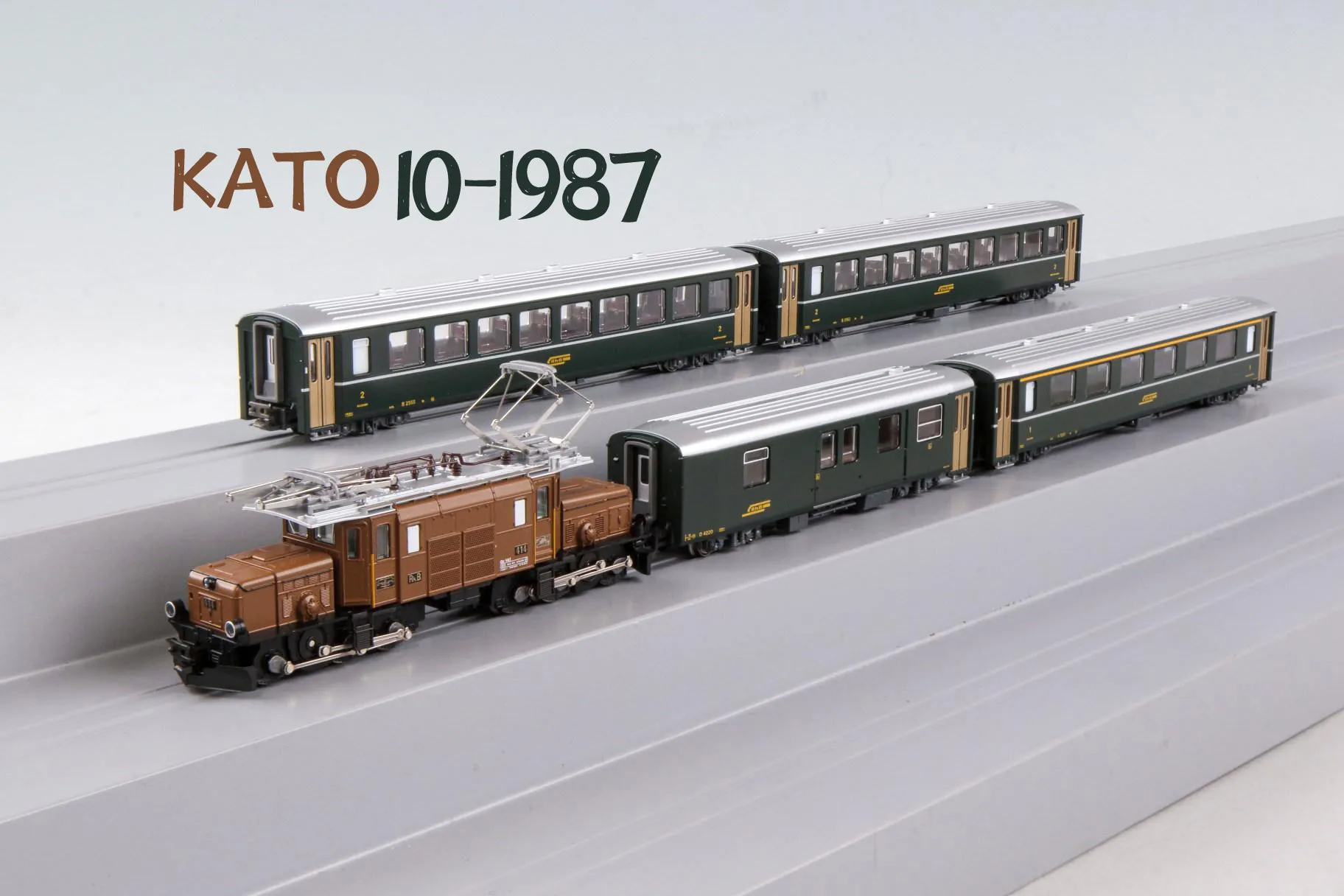 KATO N Scale 1:160 Ge6/6-I Crocodile Train 3103-1