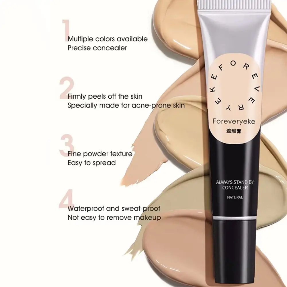 Bênção corretivo líquido caneta corretivo manchas círculos escuros cicatrizes de acne rasgo troughs longa duração sweatproof escondendo maquiagens