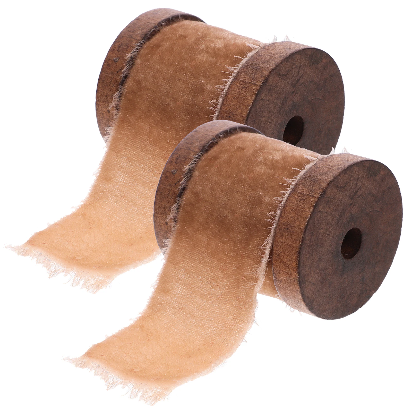

2pcs 2 Rolls Polyester Gift Wrapping Craft Diy Ribbon Decorative Packaging Ribbon For Gift Boxes Cakes Crafts Party Presents