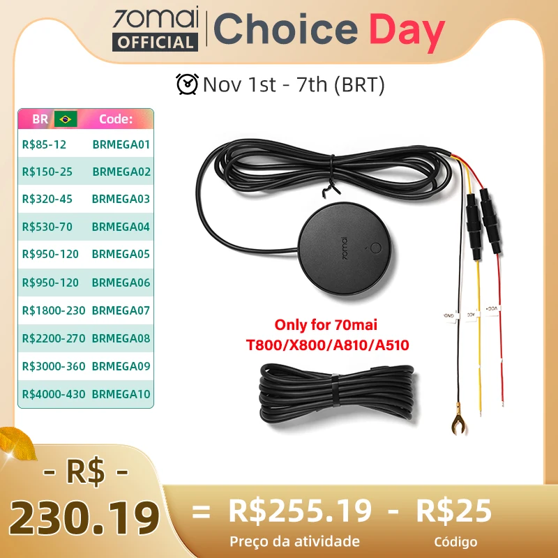 70mai 4g kit hardwire up04 para 70mai t800 a810 a510 x800 x200 lte módulo de controle remoto streaming ao vivo alerta instantâneo 70mai up04