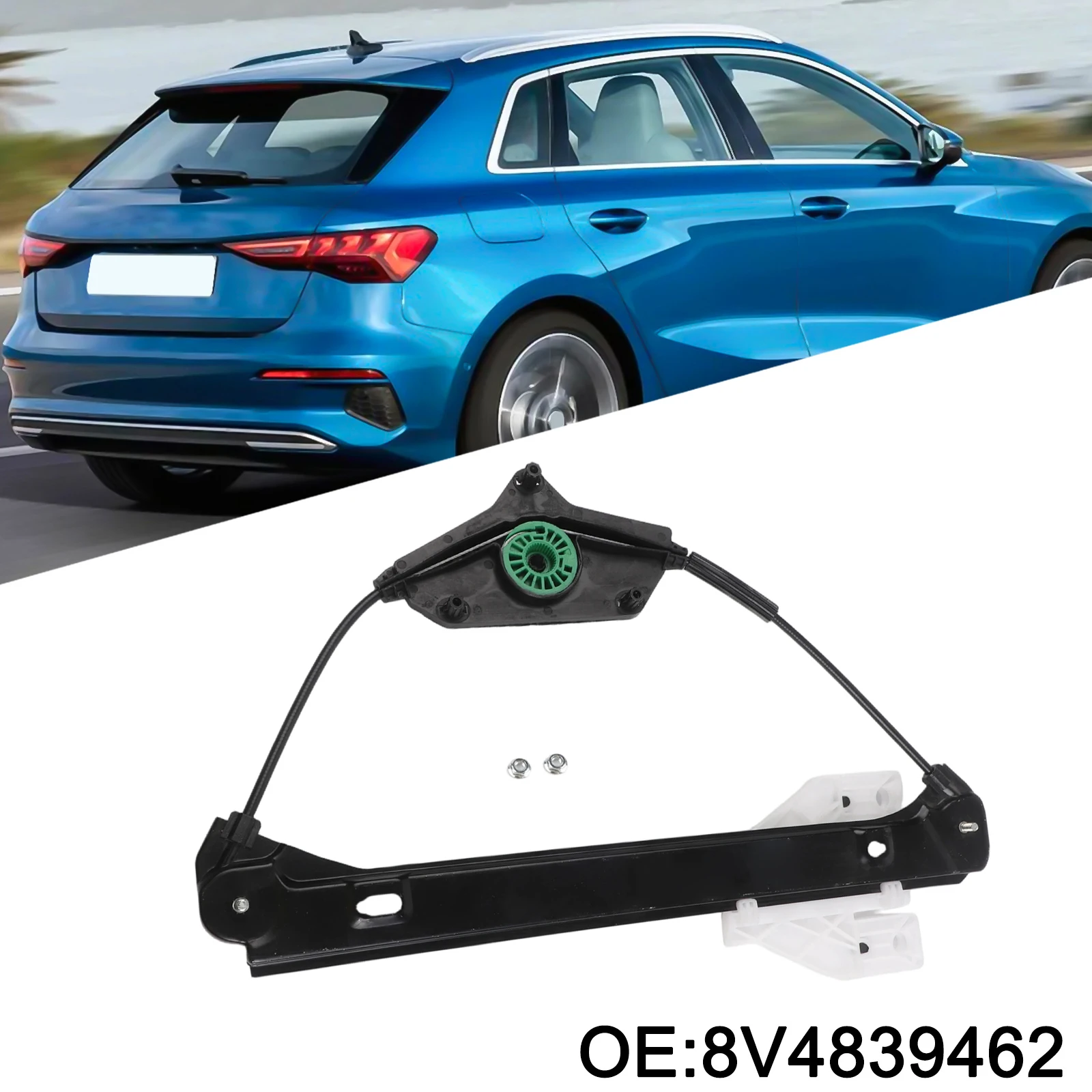 

Электрический механизм стеклоподъемника для A3 8V, правая задняя дверь со стороны водителя (2013-2020), разработан для оптимальной работы