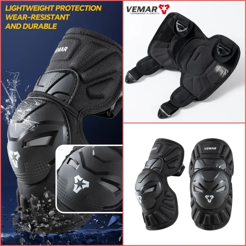 

VEMAR Flexible Motocross Riding Knee Protection Outdoor Men Women Motorcycle Knee Guard Off-road Drop-proof Motorbike Knee Pads