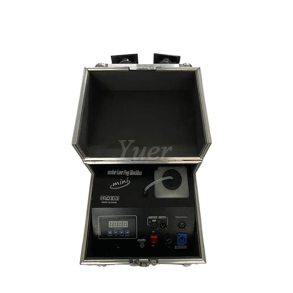 Low Lying Fog Machine 2000W Water Based Jumbo DMX Remote With Movable Flight Case Smoke Machine for Stage Party Wedding Event