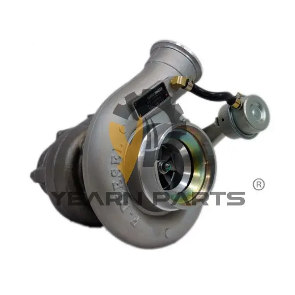 YearnParts ® Turbocharger 3802767 3536971 Turbo HX35W for Hyundai Excavator R210LC-7 Cummins Engine 6BTA