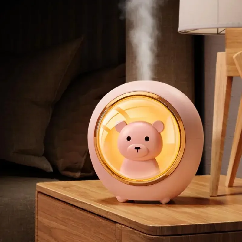 

Space Bear Night Light Car Home Cute Cartoon Gift Humidifier USB Cute Pet Humidifier