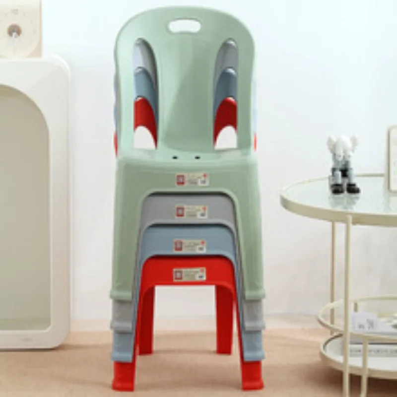 Factory Price Modern Children's Plastic Chairs Stackable Durable Backrest Chair Portable Chair With Back RestChairs for Children