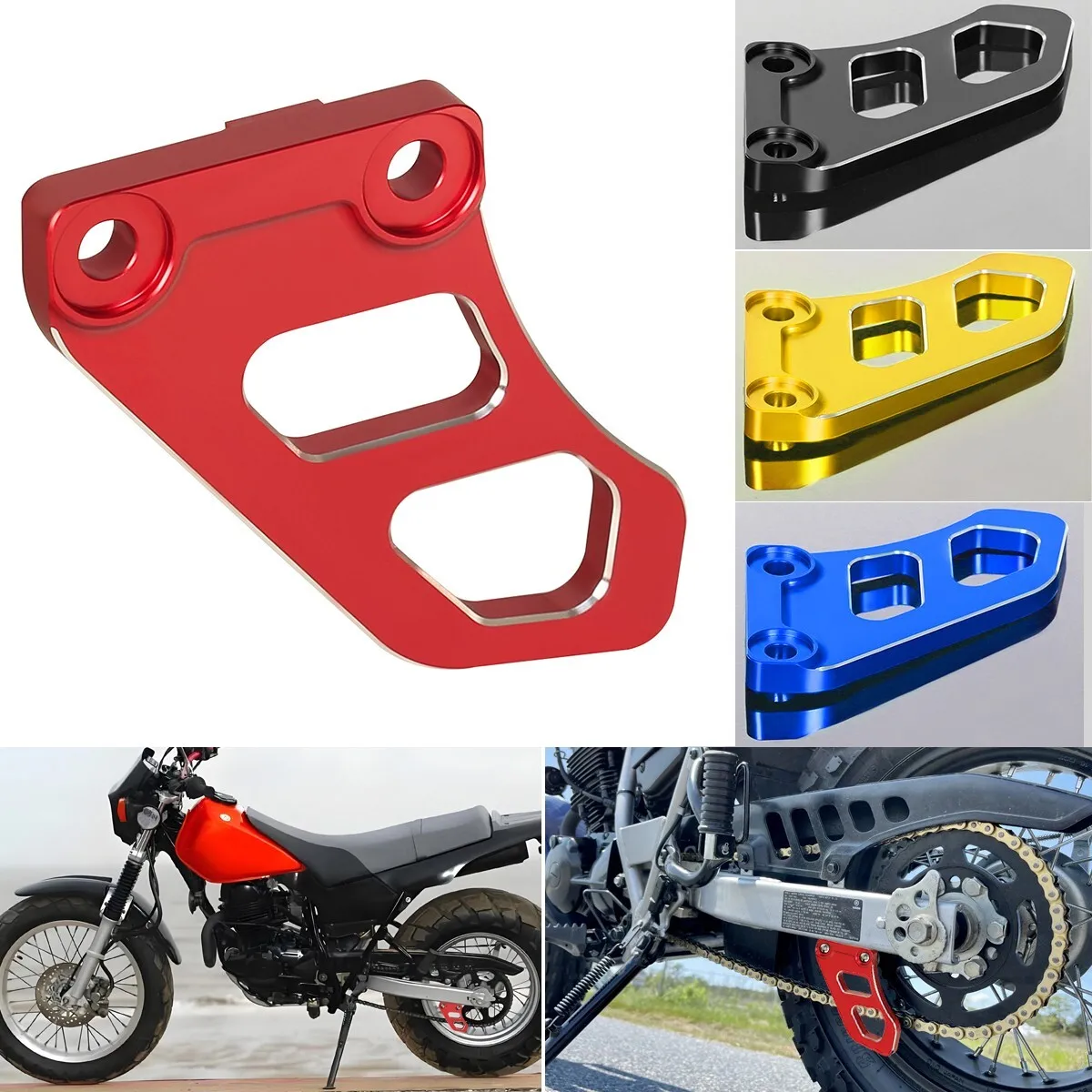 

3D задняя направляющая цепи с ЧПУ для YAMAHA TW TW200 XT XT250 2008-2022 XT225 2005-2007