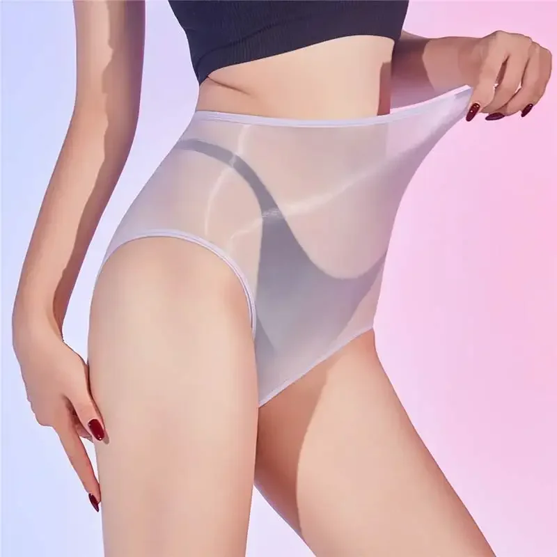 Sexy Unisex Ölglänzende Transparente Boxershorts Hochelastische Sicherheits-Unterwäsche Glänzende Ultradünne Unterhose Schlanker Körper