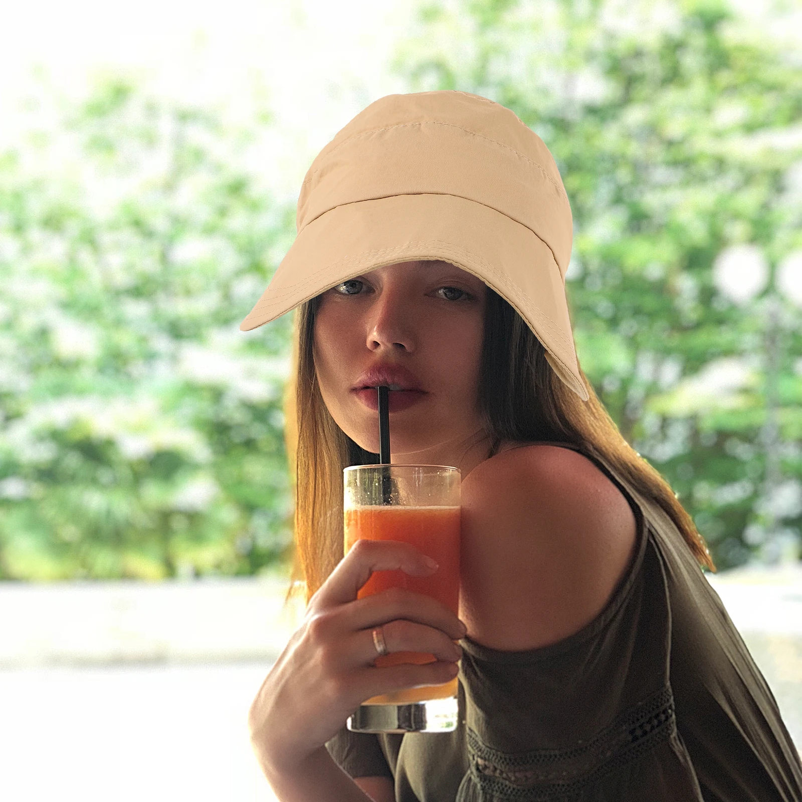 

Sun Protection Bucket Fisherman Hat UV Protection Lightweight Foldable Summer Hat for Men Women Sunscreen Breathable