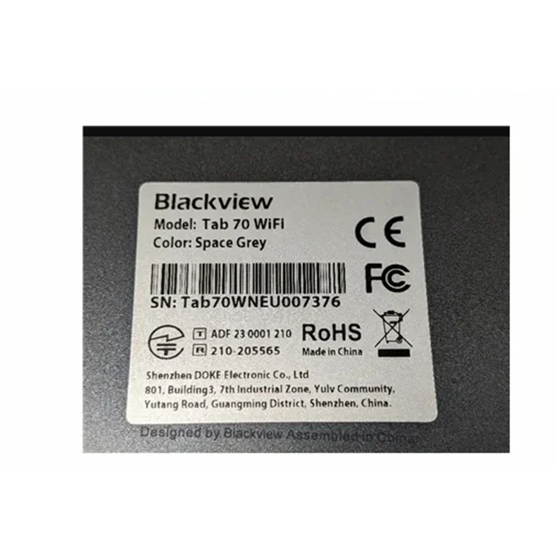 Ekran dotykowy 10.1 cala do tabletu Blackview Tab 7 70 Wi-Fi 4G LTE PRO A7 dla dzieci, digitizer, panel dotykowy, szybka TAB7 Wi-Fi — zdjęcie produktu 5