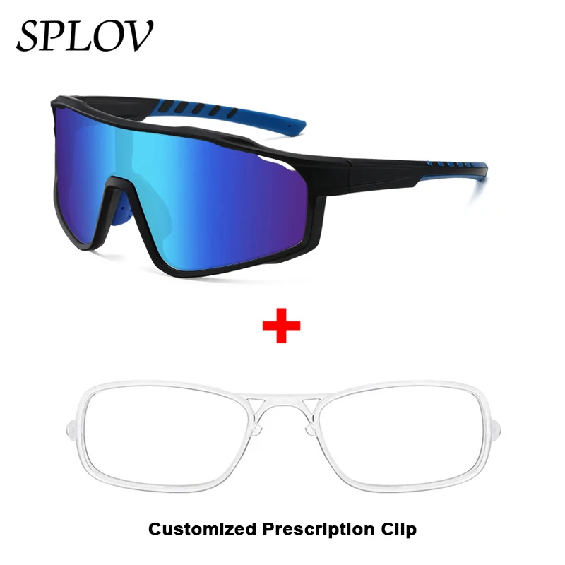 

SPLOV Sports Prescription Sunglasses Men's and Women's Outdoor Cycling Glasses Driving Custom Myopia Prescription Glasses