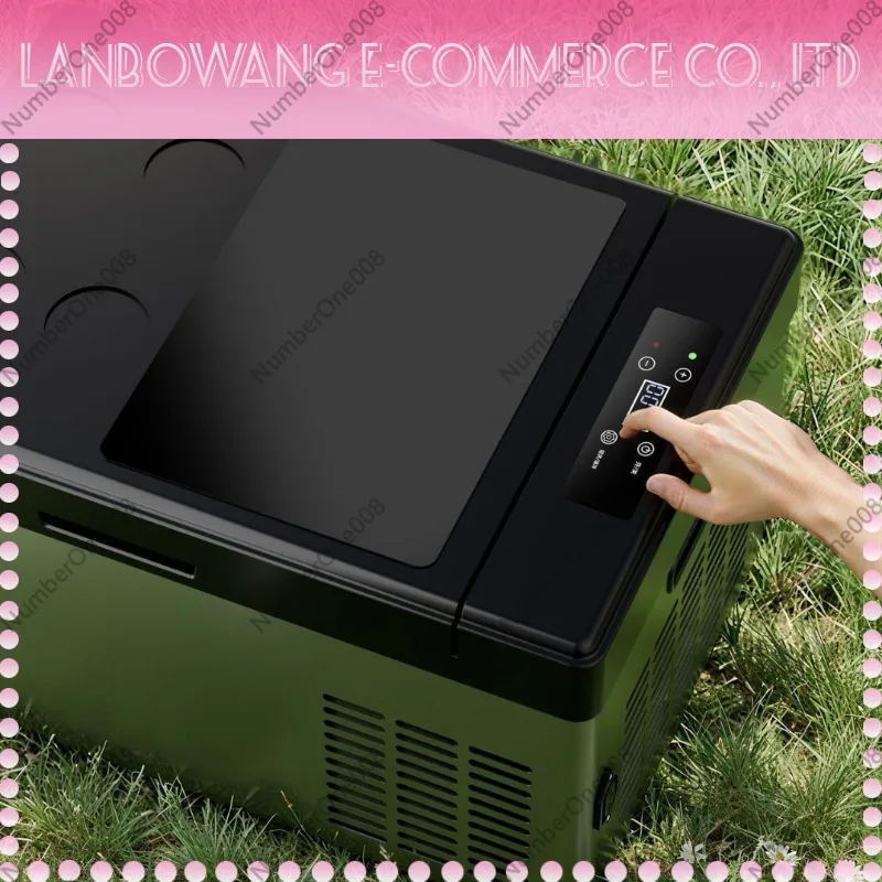 New Mini Car Refrigerator DC Inverter Compressor Dual Use For Car And Home Support Freeze Refrigeration