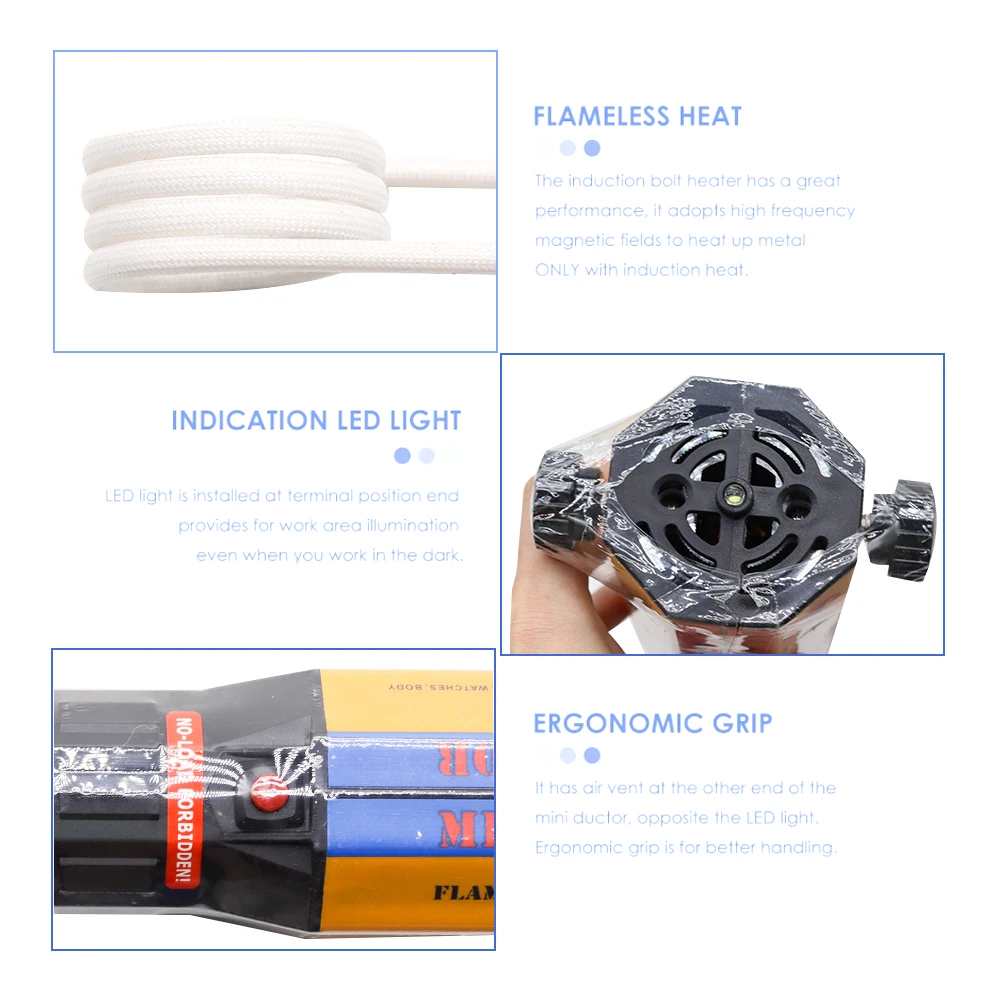 Imagem -05 - Kit Aquecedor por Indução Magnética para Calor Automotivo sem Chama Mini Indutor Pcs Coil Kits 1000w