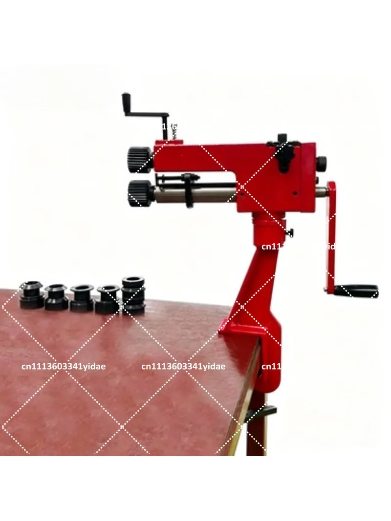 Manual Sheet Metal Bead Roller Rotary Bending Edge Forming Crimping Machine for Metal Fabrication