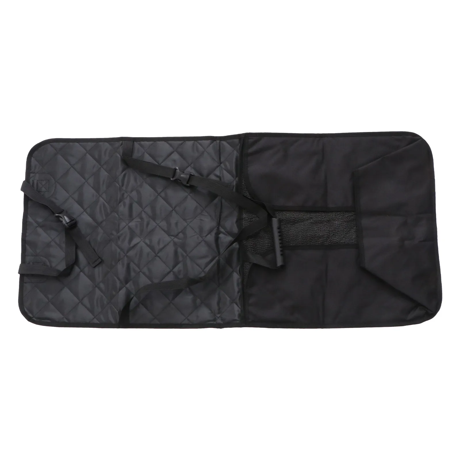 Waterproof Car Pet Mat Cotton Plastic Material Skin Friendly Bite Proof Wear Resistant for Dogs Cats 100x50 Black Easy Clean