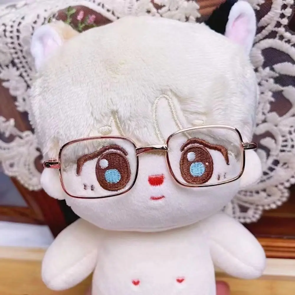 

Милые металлические очки в квадратной оправе, реквизит для фотосессии, очки для домашних животных, аксессуары для кукол