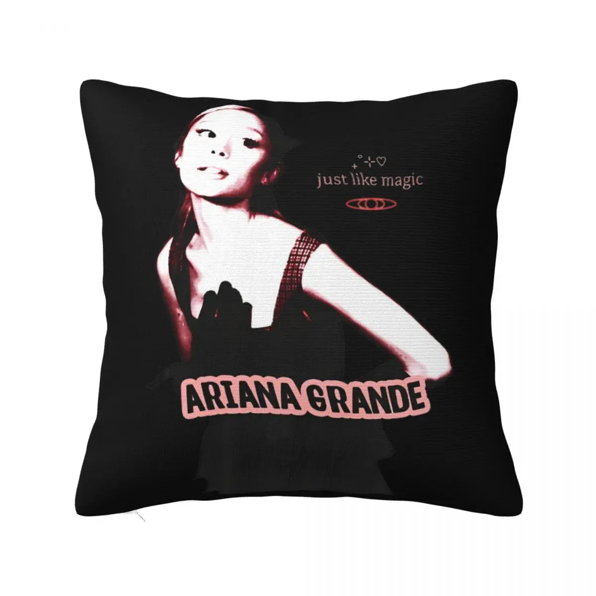 Arianas Grandes Just Like Magic Pillowcase Printed Cushion Cover Decorations Throw Pillow Case Cover Chair Square 40X40cm