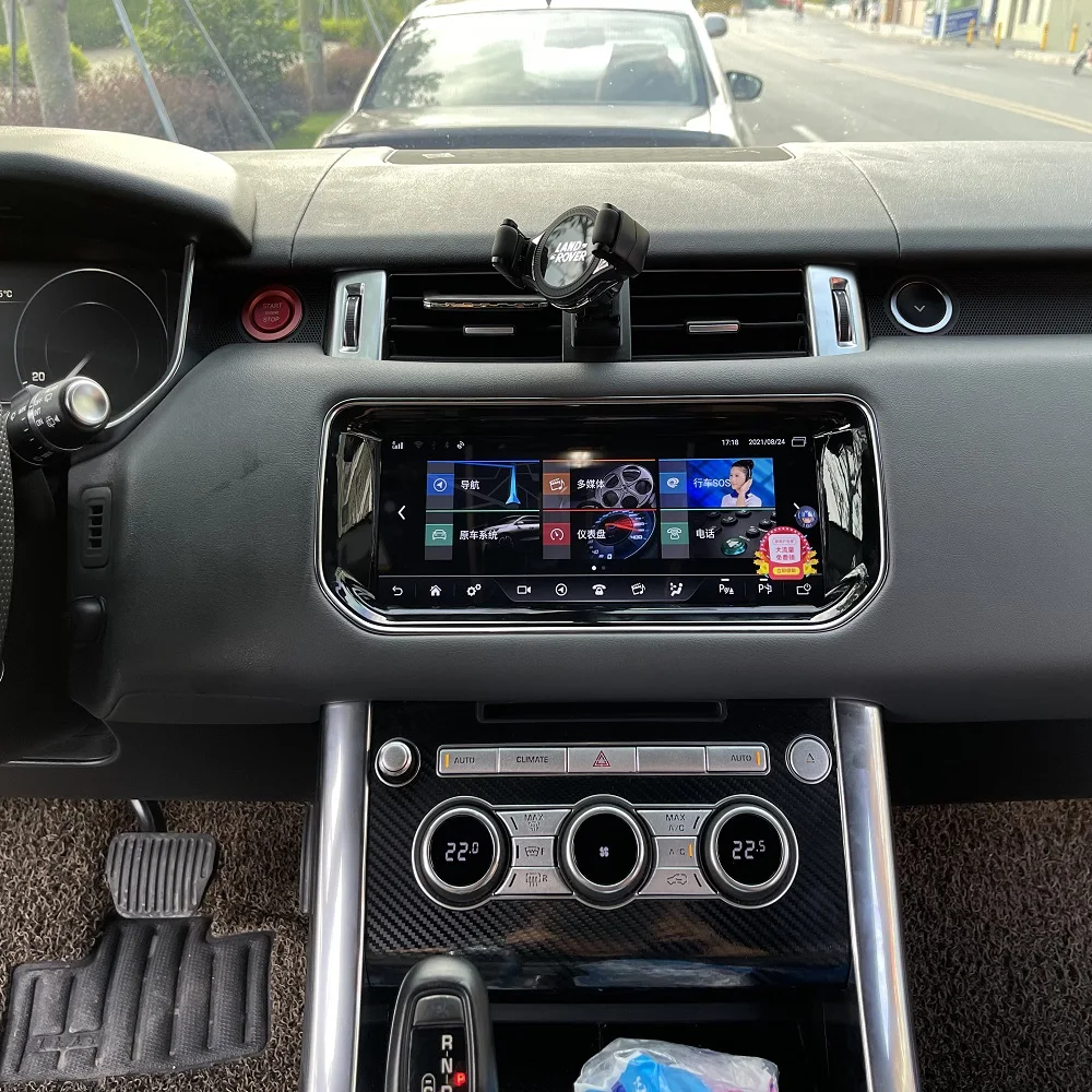 كوالكوم لاند روفر رينج روفر سبورت 2014 ~ 2017 أندرويد كاربلاي راديو السيارة السيارات مشغل وسائط متعددة نظام تحديد المواقع نافي رئيس وحدة #2