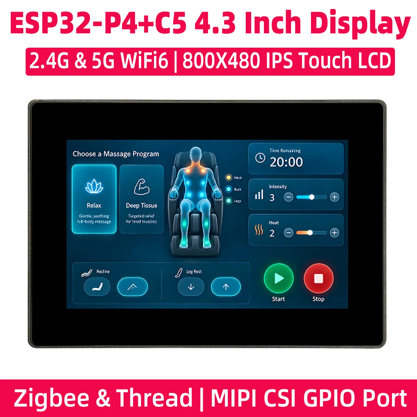 esp32-p4-esp32-c5-24g-5g-wifi-6-deveopment-board-43-inch-ips-touch-screen-800x480-zigbee-thread-16m-flash-32m-psram-sd-slot