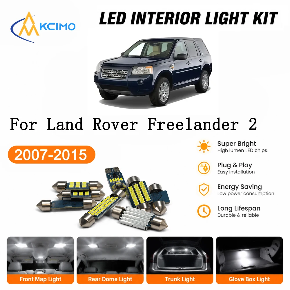 Custom Fit Interior LED Ambient Lighting For Land Rover Freelander 2 LR2 L359 2007-2015 Plug and Play Footwell Lamp