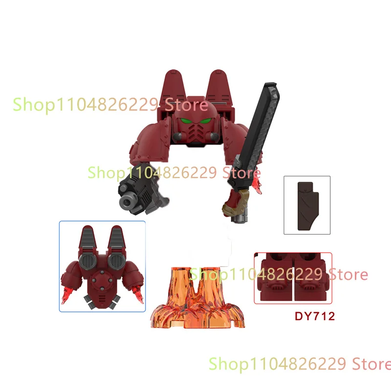 MY601 MY805 Anime Games Bricks Dolls Blade Shield Soldier Angel Assembly Toys Building Blocks Collection Toy Model for Children