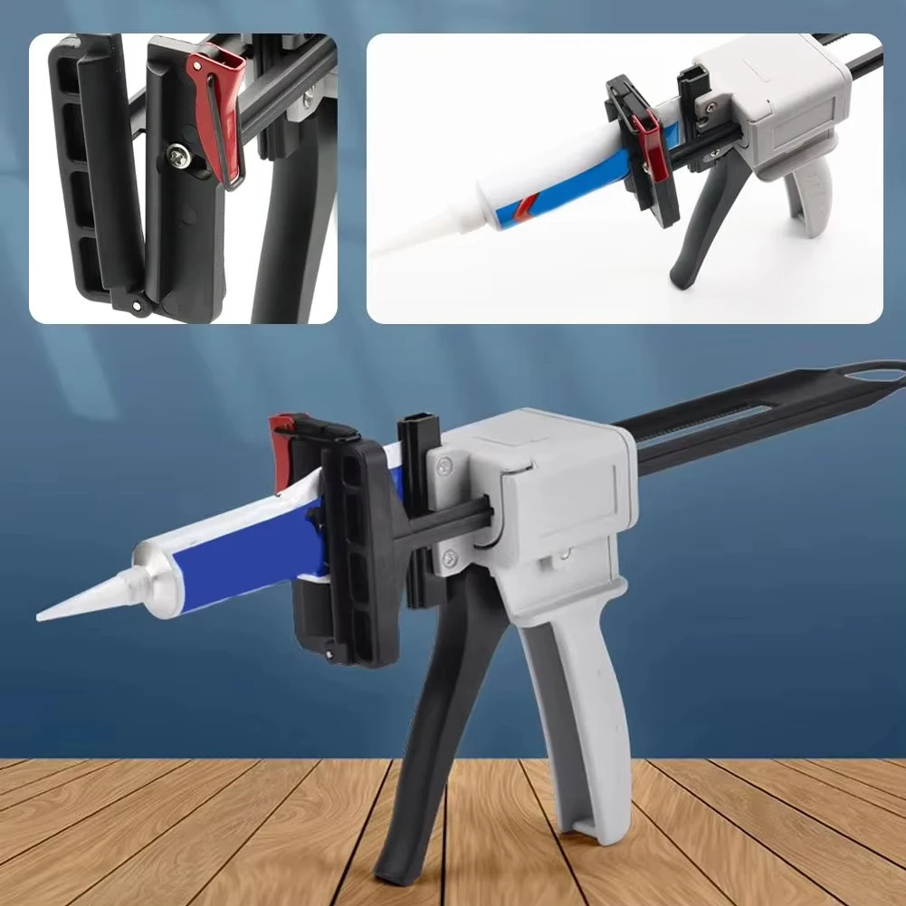 704 Silicone Manual Glue Gun Toothpaste Tube Gun Glue Dispenser Extruder Labor-saving Tool for Caulking Sealant Silicone Glue