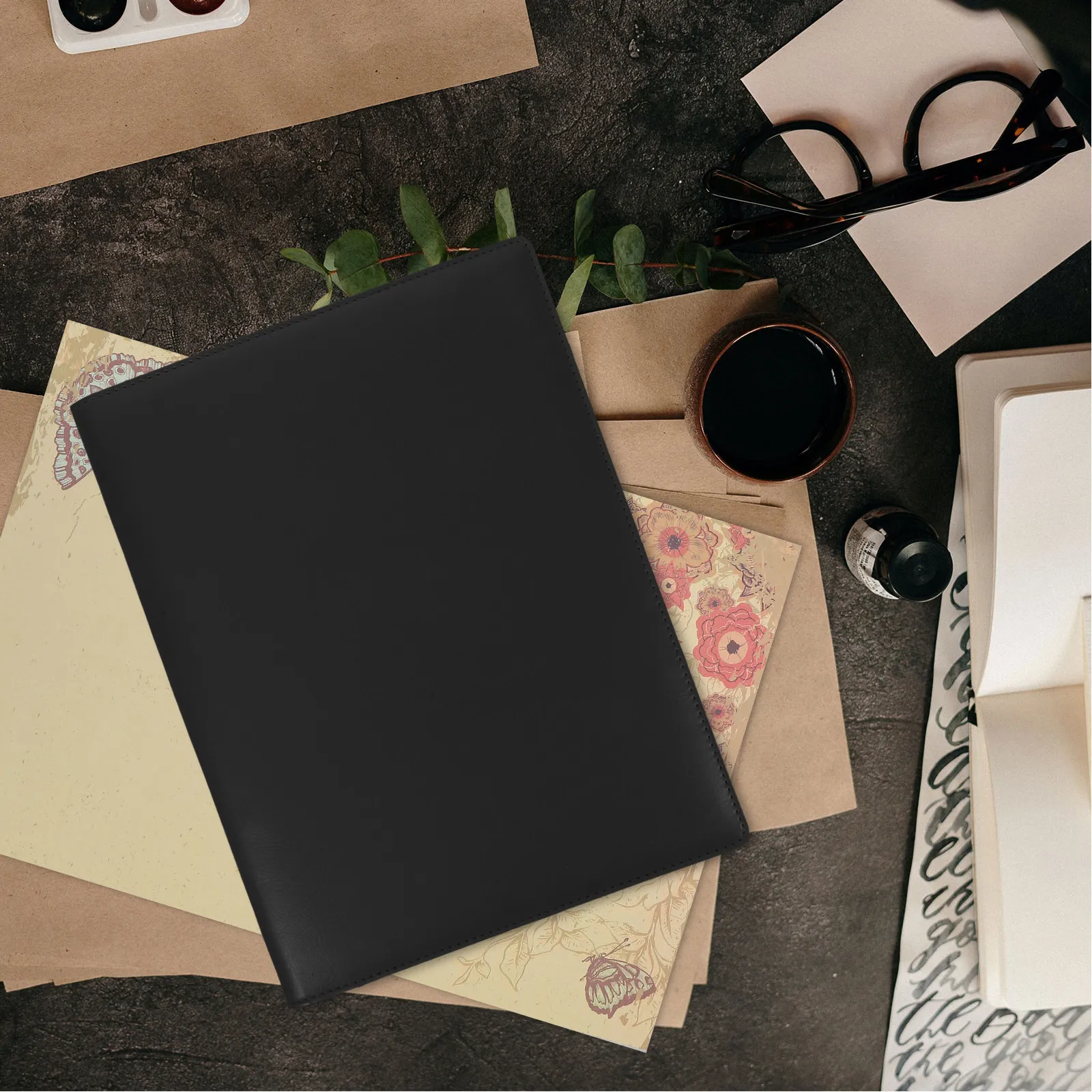 

Professional File Folder Aluminum Alloy Multifunctional Multipurpose Office Portfolio Document Organizer Binder