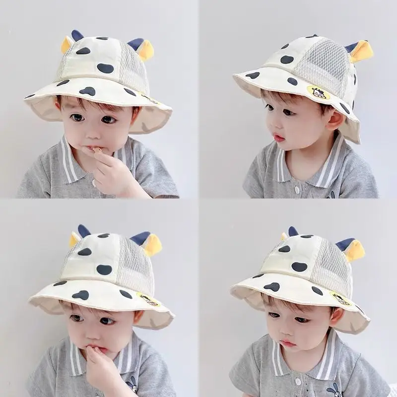 

Children Deer Fisherman Hat Boys and Girls Cute Sunshade Baby Pot Hat