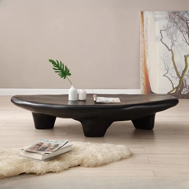 

Журнальные столики в скандинавском кремовом стиле, японский стиль ваби-саби, журнальный столик из стекловолокна для гостиной, дизайнерская мебель для дома FYCT