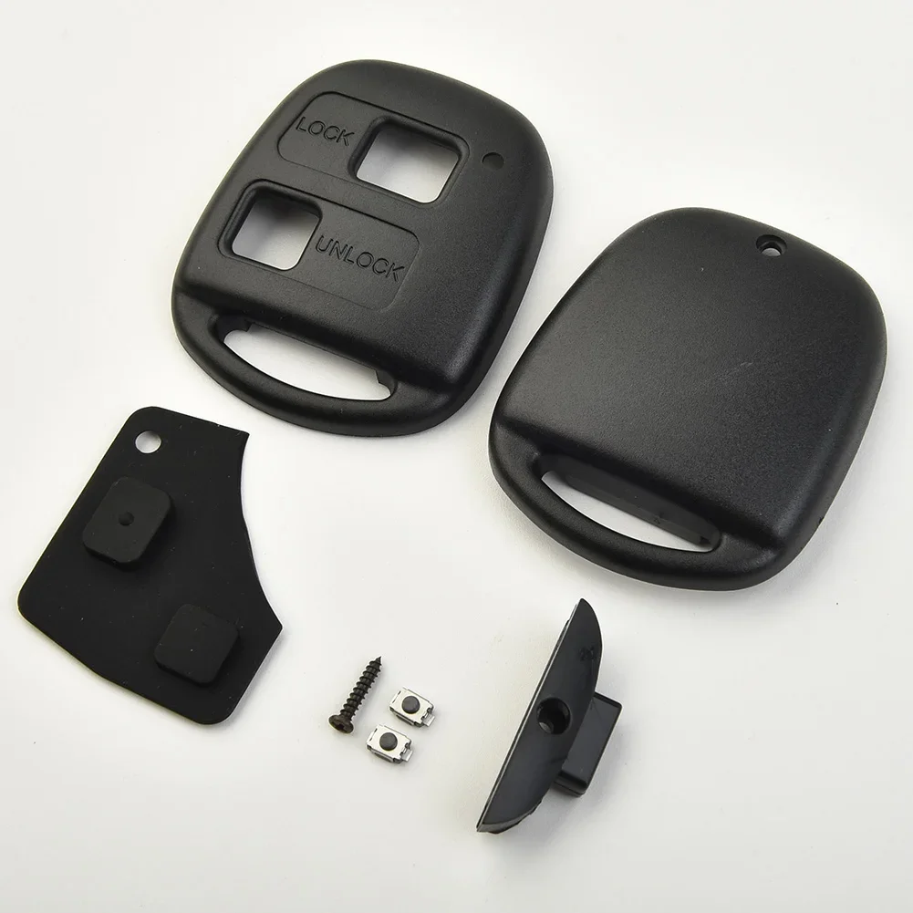 

Car Remote Key Button Pad Shell Case Micro Switch For Toyota For Corolla 1* Key Shell + 2*mirco Switches + 1*key Button Pad