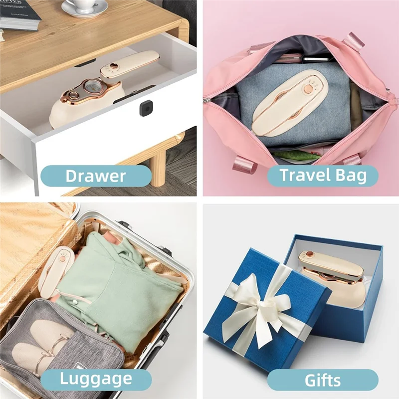 

Летняя распродажа-паровой утюг для путешествий, ручной отпариватель для одежды, портативный мини, 180 ° Вращающаяся дорожная пароварка