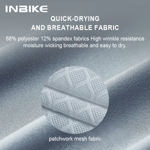 Imagen 2 del producto INBIKE-Camiseta de manga larga para mujer, Jersey de ciclismo de montaña, ropa de ciclismo para primavera y otoño, camisetas ajustadas para montar en bicicleta de carretera