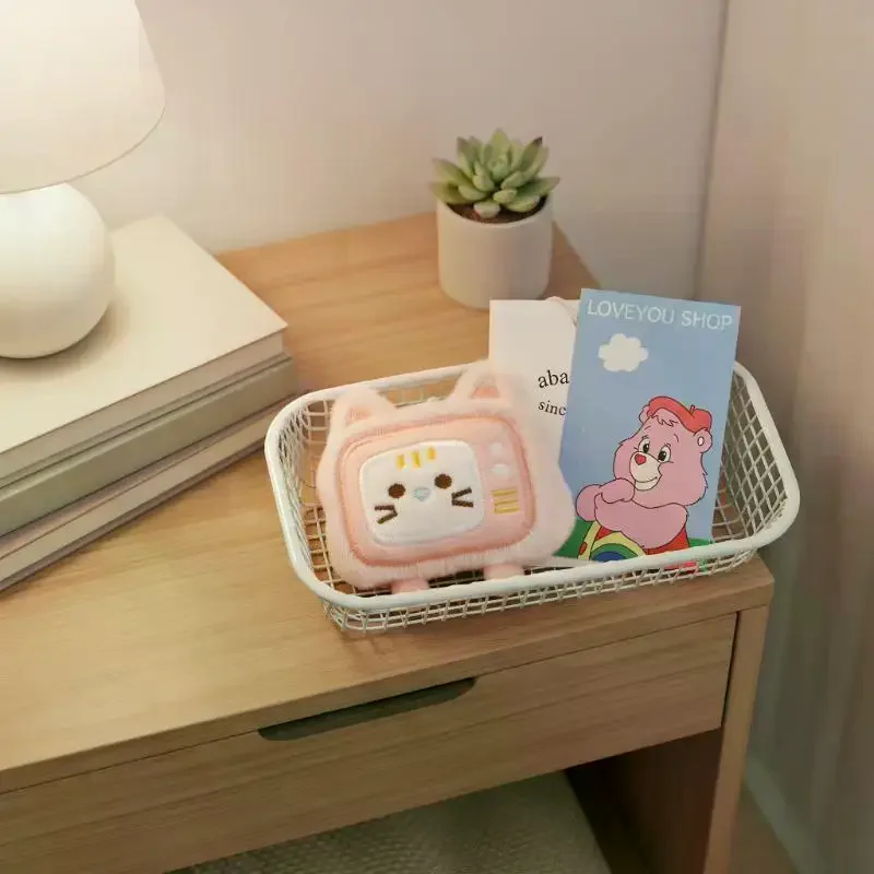 

Cute Cartoon TV Cat Plush Decoration Pendant Keychain Kawaii Cat Stuffed Doll Toys Backpack Pendant Ornament Accessories Gifts