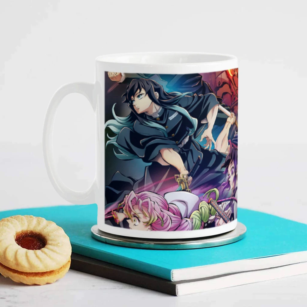 Demon Slayer Graphic Anime Ceramics Coffee Mug Cute Gamer Birthday Gift Back To School Mug