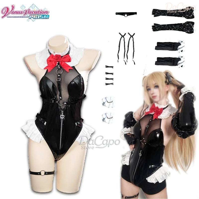 Marie Rose Cosplay Venus d vacances prisme mort cos ou vivant Xtreme Bikini tenue Halloween femmes vêtements Costume maillots de bain Sexy