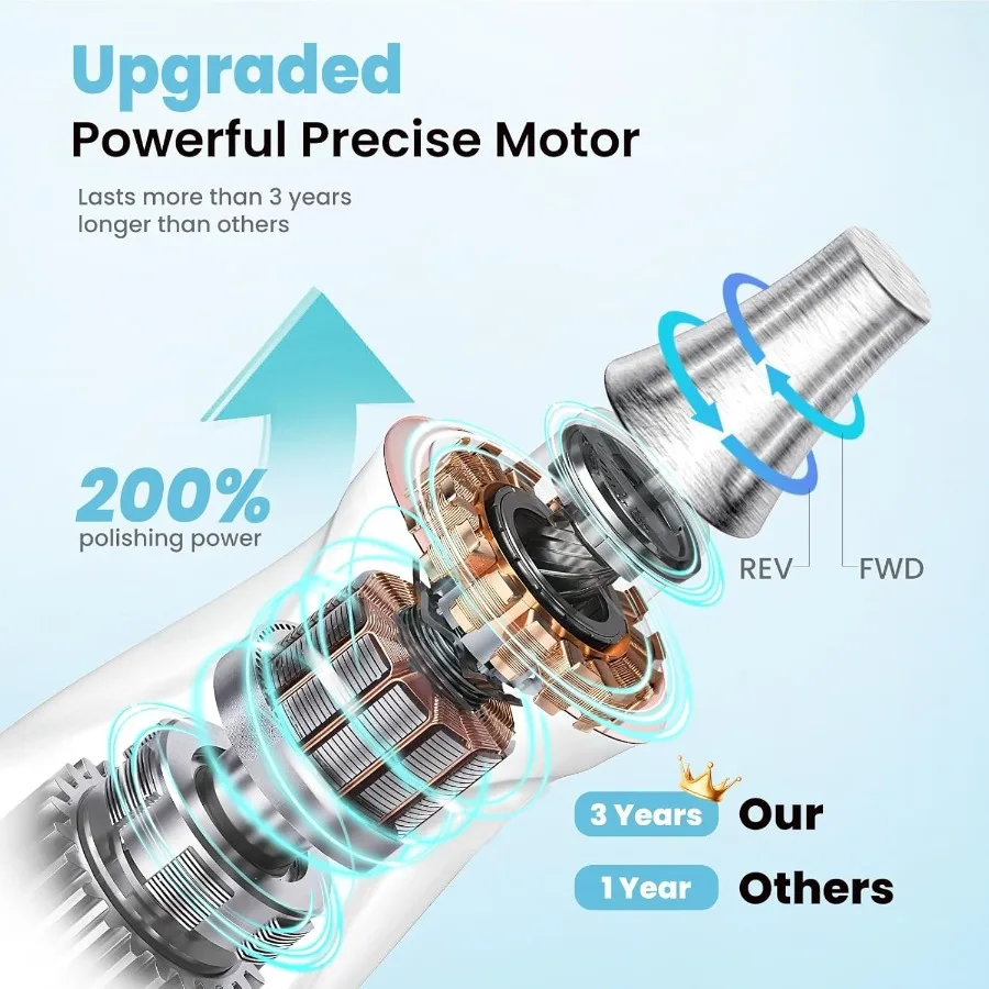 Bezprzewodowa elektryczna wiertarka do paznokci do profesjonalnego manicure i pedicure Przenośny zestaw do pilowania paznokci z obrotowym narzędziem o dużej prędkości