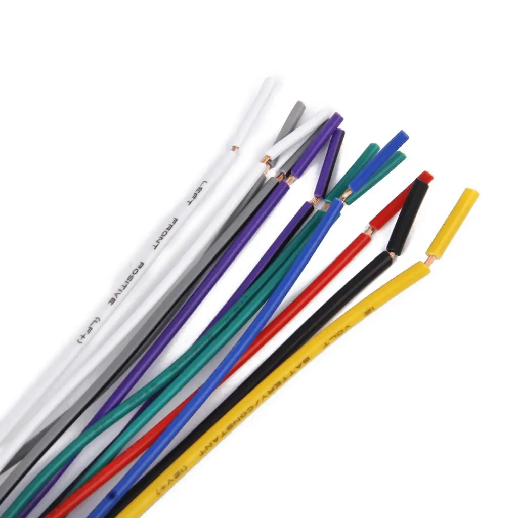 Car Stereo Wiring Harness 16 Pin Connector EIA Color Code for Pioneer 2350 Aftermarket Radio Install