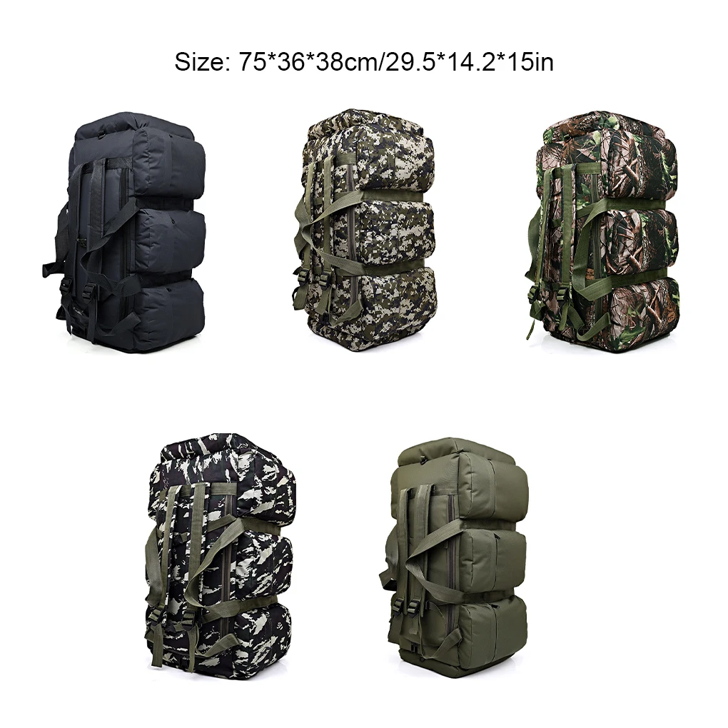 90L Outdoor Backpack Camping Pouch Climbing Rucksack Backpacking Travel Tourist Zipper Shoulder Bag Organizer Type 4