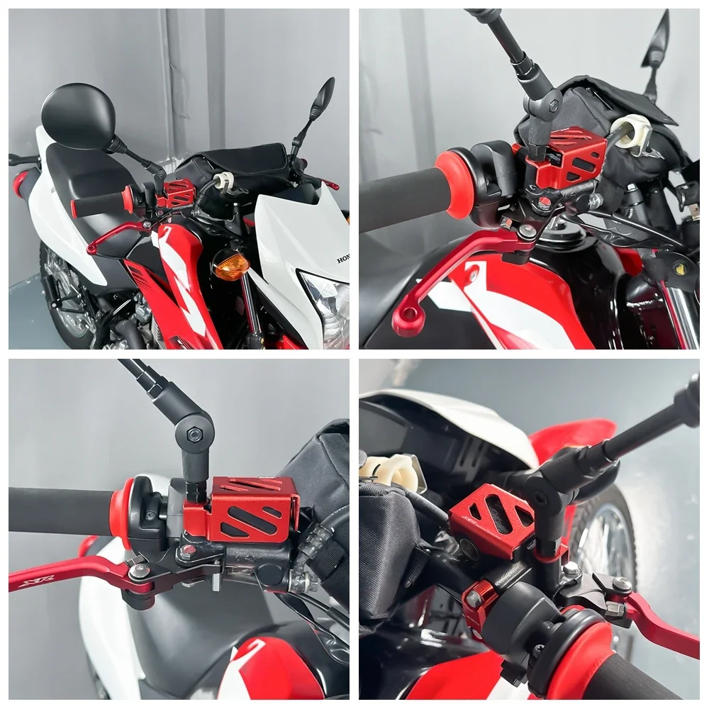 XR650L Front Brake Master Cylinder Fluid Reservoir Guards Cover For Honda XR125 XR150 XR190 XR250 XR400 XR600 L/R Motard Tornado