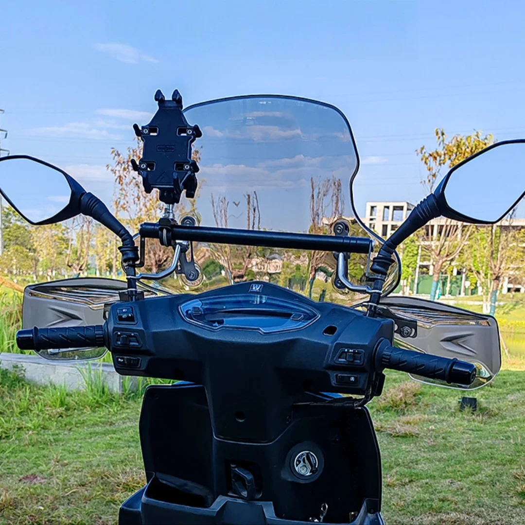【Good quality】For Haojue AFR125 motorcycle windshield modification, special PC transparent split-type modification parts