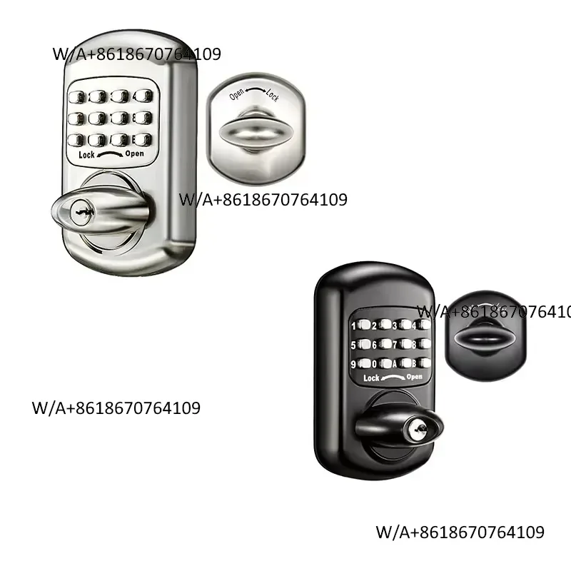 Factory Direct 100% Mechanical Anti-Theft Waterproof Sabbath/Shabbos Lock Keyless Deadbolt Zinc Alloy Keypad Entry No Low