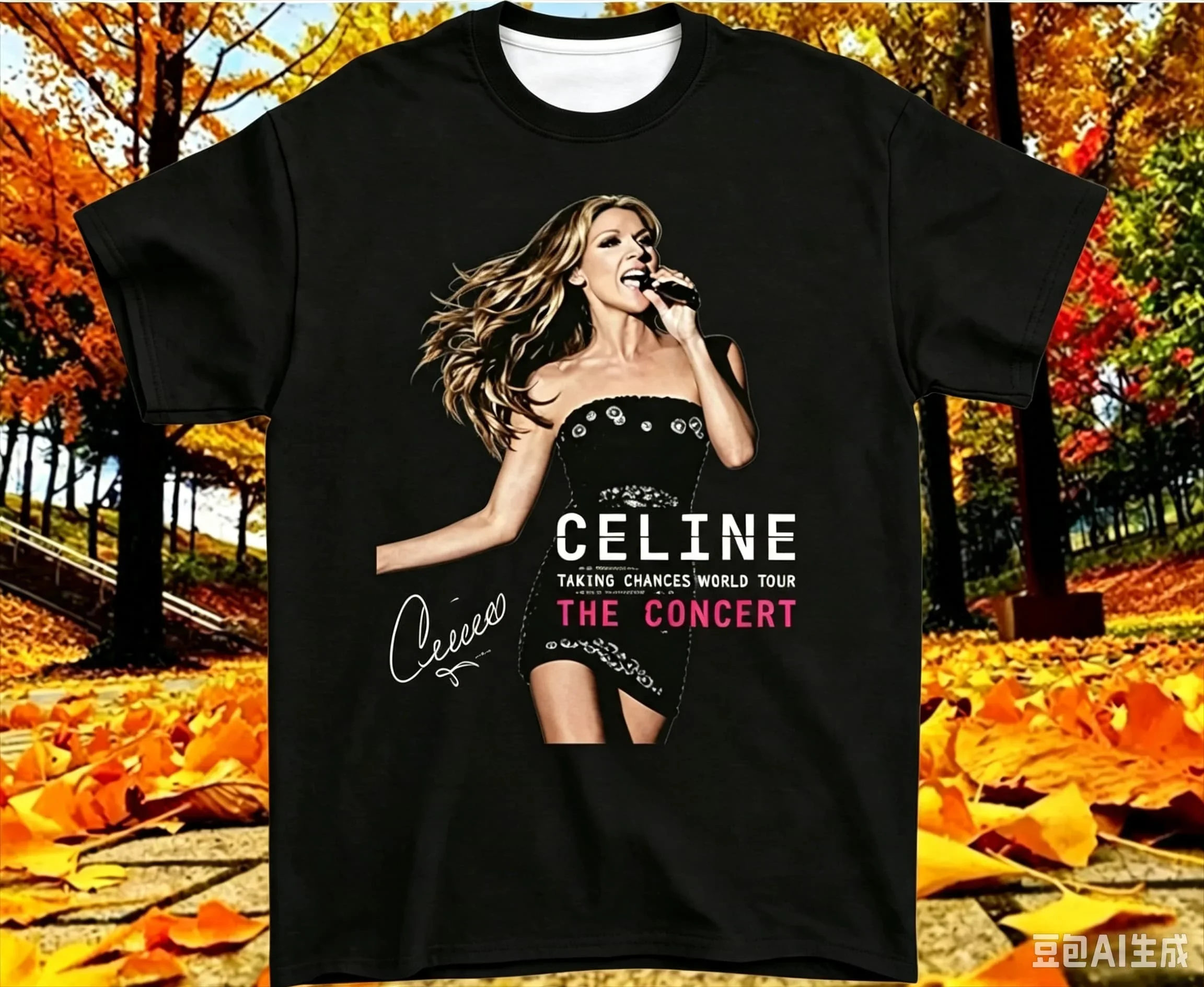 Neues Celine Dion Paris 2026 Fan-Tour-Geschenk Schnelltrocknendes T-Shirt für Männer und Frauen 2026 Neues Herren-T-Shirt Streetwear Tees Familien-Matching – Detail 12