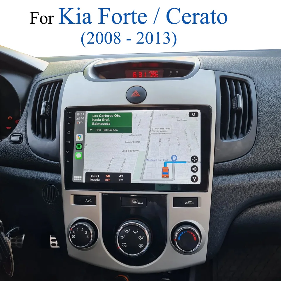 

8G Ram Android14 Car Radio For Kia Forte Cerato 2008 2009 2010 2011 2012 2013 Navigation GPS Multimedia Player DVD Tape Recorder